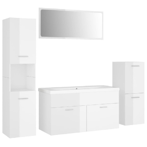 Set-Mobili-da-Bagno-Bianco-Lucido-in-Truciolato