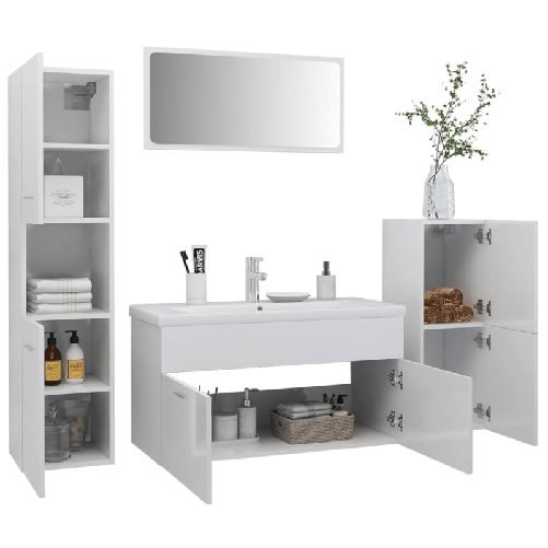 Set-Mobili-da-Bagno-Bianco-Lucido-in-Truciolato