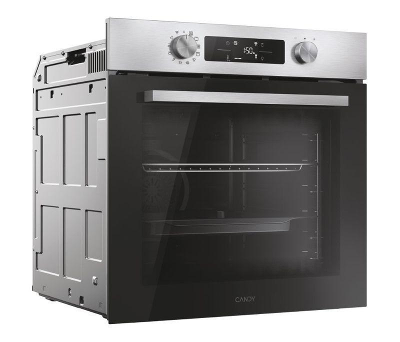 Candy-CA6-N3B3YTX1-New-Moderna-Forno-Elettrico-da-Incasso-Ventilato-Multifunzione-con-Grill-Wi-Fi-Bluetooth-78-Litri-60-cm-Classe-A-colore-Acciaio-Inox