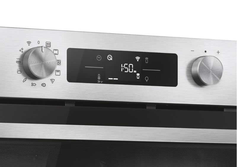 Candy-CA6-N3B3YTX1-New-Moderna-Forno-Elettrico-da-Incasso-Ventilato-Multifunzione-con-Grill-Wi-Fi-Bluetooth-78-Litri-60-cm-Classe-A-colore-Acciaio-Inox