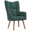 vidaXL-Poltrona-Relax-Verde-Scuro-in-Velluto