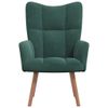 vidaXL-Poltrona-Relax-Verde-Scuro-in-Velluto