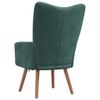 vidaXL-Poltrona-Relax-Verde-Scuro-in-Velluto