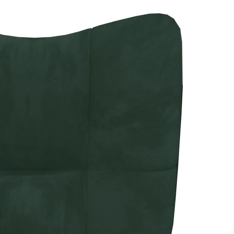 vidaXL-Poltrona-Relax-Verde-Scuro-in-Velluto