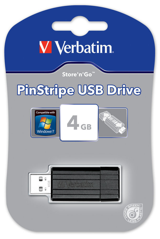 Verbatim-PinStripe-4GB-unita-flash-USB-USB-tipo-A-2.0-Nero