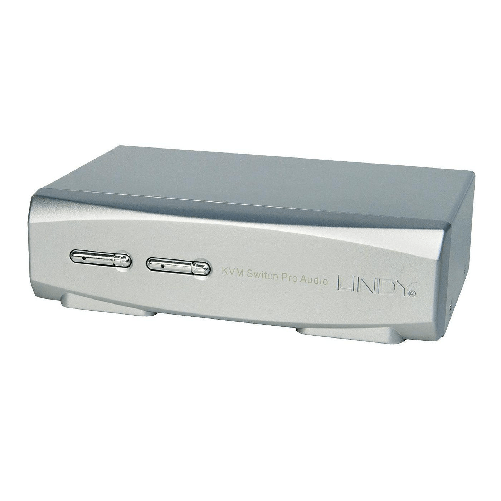 LINDY___ Lindy 39304 switch per keyboard-video-mouse (kvm) Argento
