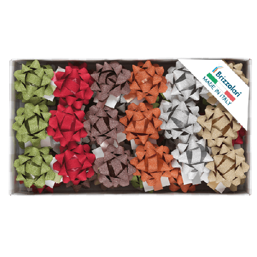 50 stelle Glitty 68245 10mmxØ5cm colori assortiti Brizzolari