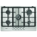 Whirlpool-TKRL-761-IX-K-Acciaio-inossidabile-Da-incasso-75-cm-Gas-5-Fornello-i-