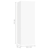 vidaXL-Set-Mobile-TV-3-pz-Bianco-in-Truciolato