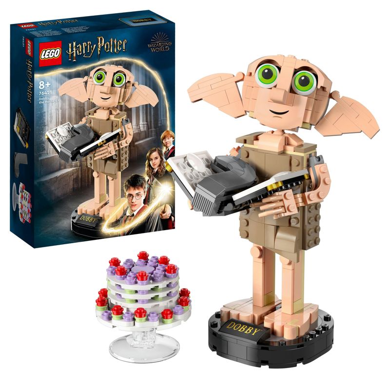 LEGO-Harry-Potter-76421-Dobby-l-Elfo-Domestico-Modello-Snodabile-di-Personaggio-Iconico-Gioco-da-Collezione-Regalo-8--Anni