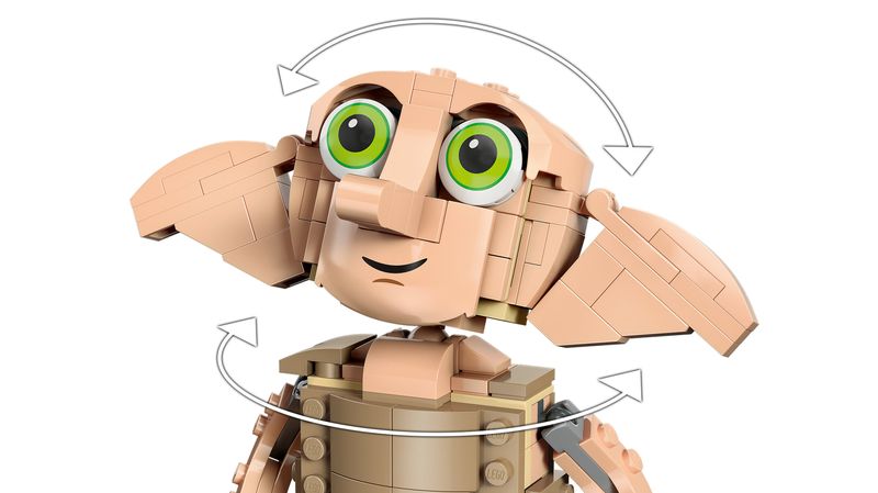 LEGO-Harry-Potter-76421-Dobby-l-Elfo-Domestico-Modello-Snodabile-di-Personaggio-Iconico-Gioco-da-Collezione-Regalo-8--Anni