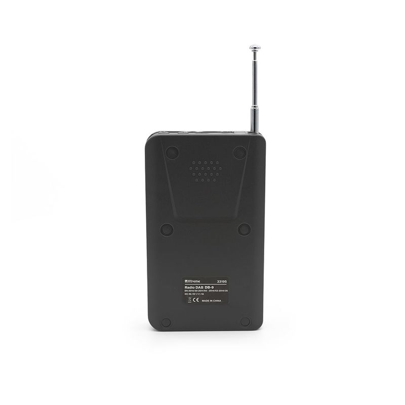 Xtreme-Mini-Radio-Db-9-Dab-Portatile-Analogico-e-Digitale-Nero