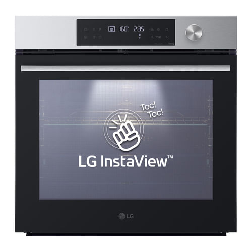 LG InstaView WSED7613S Forno 76L Classe A+ EasyClean, Pirolisi, Air Fry, Sous Vide, Wi-Fi