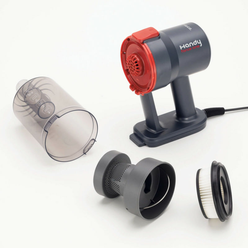 Ariete-2708-00-Scopa-Elettrica-con-Filo-Aspirapolvere-senza-Sacco-Capacita--0.6-Litri-Potenza-600W-Handy-Force-One