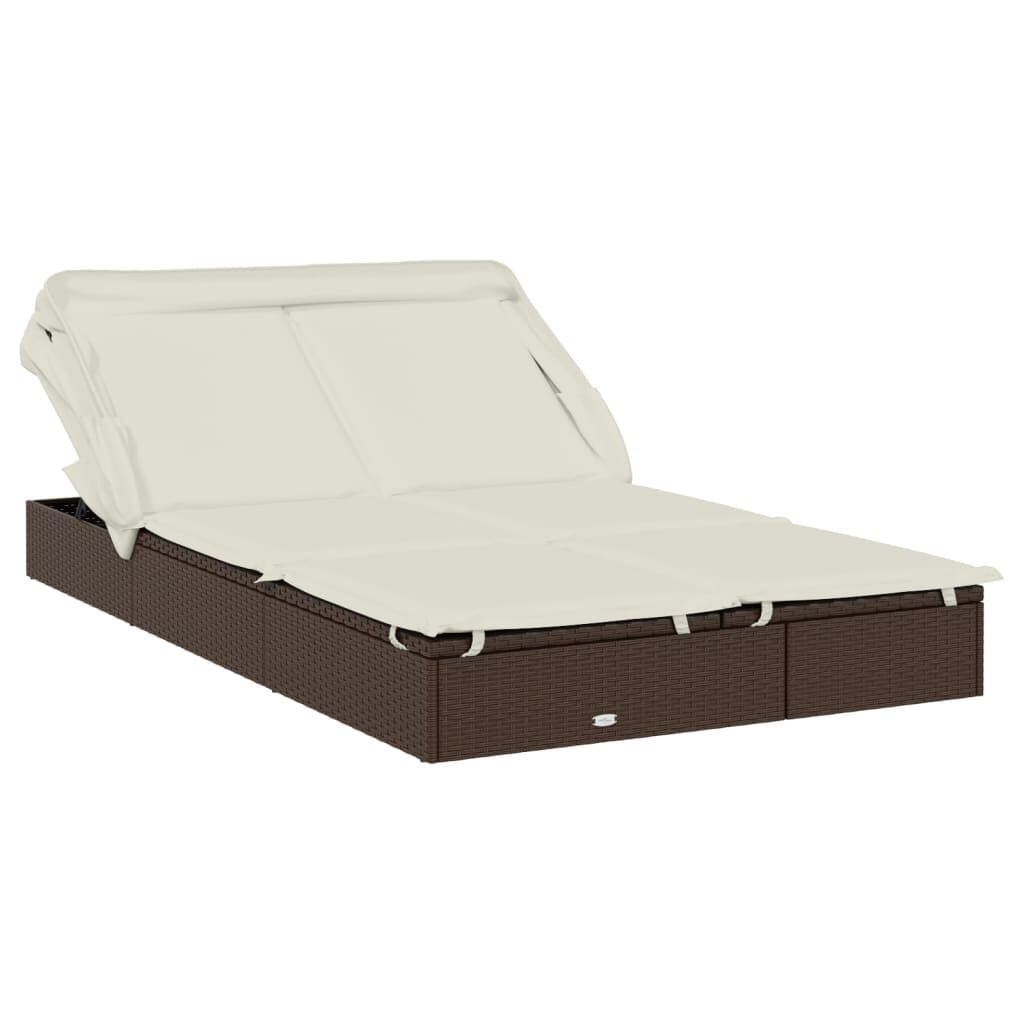 VidaXL 319649 sedia da esterno Salone Seduta imbottita Poliestere Crema, Bianco