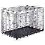 Ferplast Gabbia pieghevole per cani DOG-INN 105 Recinto per cuccioli, Trasportino in metallo, Separatore incluso