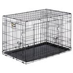 Ferplast Gabbia per cani pieghevole DOG-INN 90 Recinto per cuccioli, Trasportino in metallo, Separatore incluso