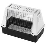 Ferplast-Trasportino-per-Cani-da-Auto-ATLAS-CAR-MINI-con-Fessure-per-l-aerazione-Tappeto-Drenante-incluso