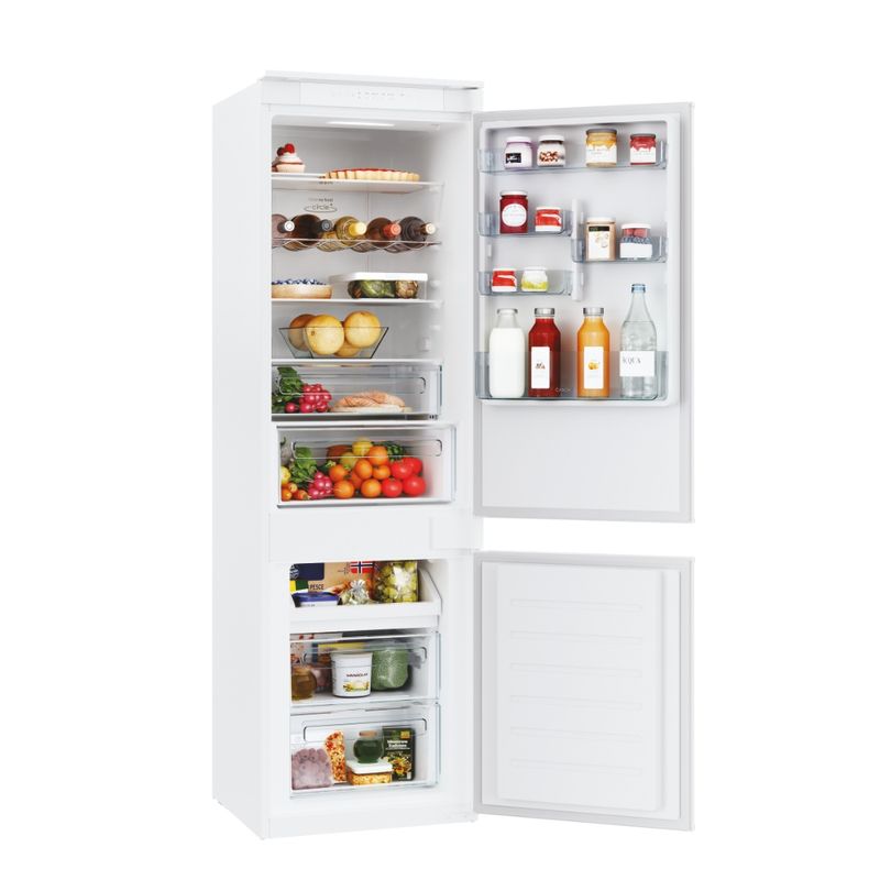 Candy-CBDIT5518EW-Frigorifero-da-Incasso-Combinato-Capacita--248-Litri-Classe-energetica-E-Raffreddamento-No-Frost-colore-Bianco