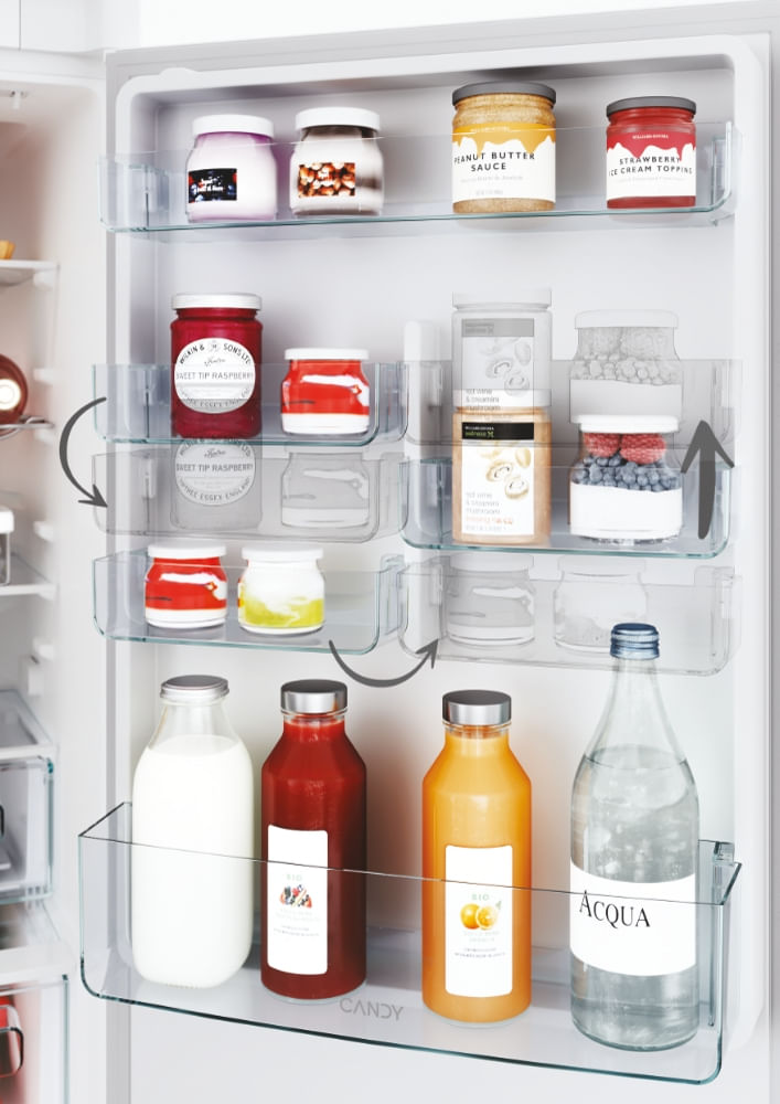 Candy-CBDIT5518EW-Frigorifero-da-Incasso-Combinato-Capacita--248-Litri-Classe-energetica-E-Raffreddamento-No-Frost-colore-Bianco