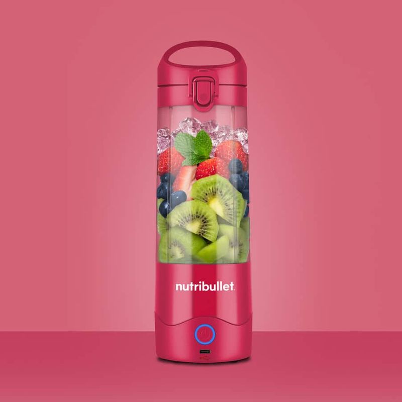 Nutribullet-NBP003MA-Frullatore-Portatile-475ml-Caricatore-USB-C-Rosso-Magenta