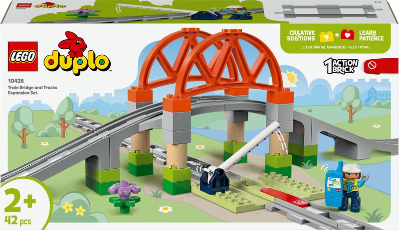 LEGO-DUPLO-Pack-di-Espansione-Ponte-e-Binari-Ferroviari