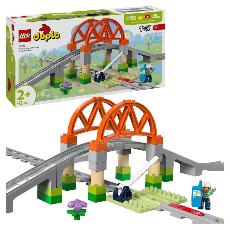 LEGO-DUPLO-Pack-di-Espansione-Ponte-e-Binari-Ferroviari