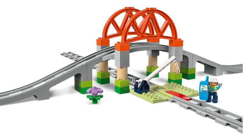 LEGO-DUPLO-Pack-di-Espansione-Ponte-e-Binari-Ferroviari