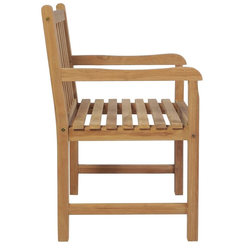 Sedie-da-Giardino-6-pz-con-Cuscini-Antracite-Massello-di-Teak