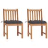 Sedie-da-Giardino-4-pz-con-Cuscini-in-Legno-Massello-di-Teak