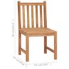 Sedie-da-Giardino-4-pz-con-Cuscini-in-Legno-Massello-di-Teak