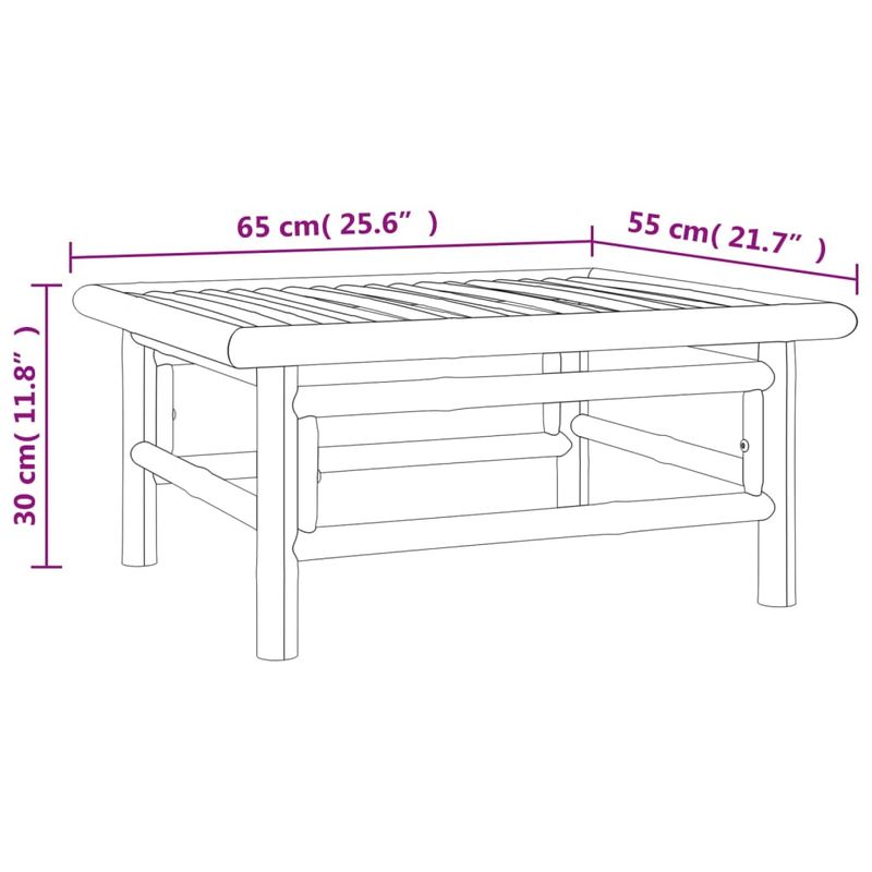 Set-Salotto-da-Giardino-8pz-con-Cuscini-Verdi-Bambu