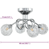 Lampada-da-Soffitto-con-Paralumi-in-Rete-per-4-Luci-LED-G9