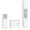 vidaXL-Set-Mobili-da-Bagno-3-pz-Bianco-in-Legno-Multistrato