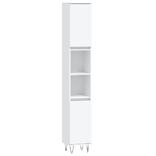 vidaXL-Set-Mobili-da-Bagno-3-pz-Bianco-in-Legno-Multistrato