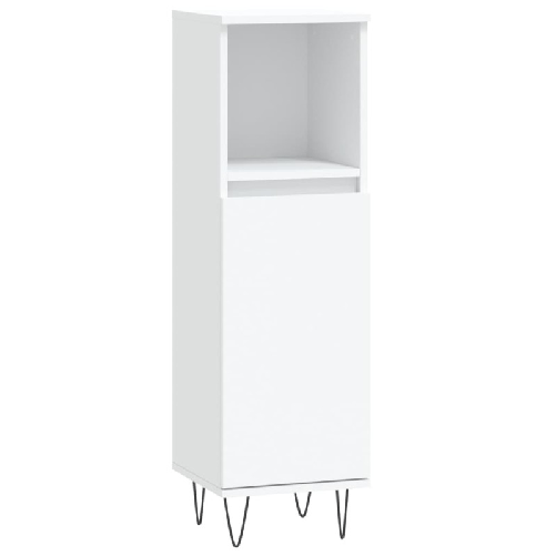 vidaXL-Set-Mobili-da-Bagno-3-pz-Bianco-in-Legno-Multistrato