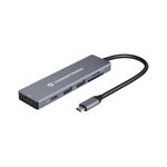 Conceptronic DONN23G replicatore di porte e docking station per laptop Cablato USB 3.2 Gen 1 3.1 Gen 1 Type-C Grigio (Co