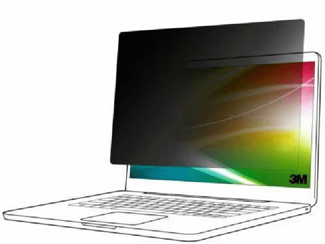 3M BP125W9B 31,8 cm (12.5") Computer portatile Filtro per la privacy senza bordi per display