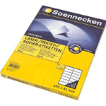 Soennecken Etikett 5765 105x41mm wei 1.400 St./Pack. (5765)