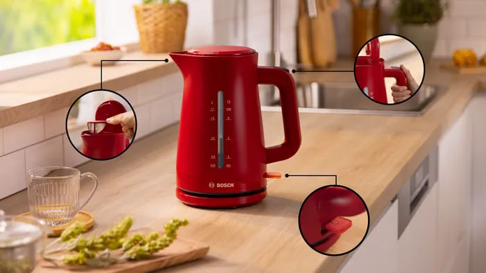 Bosch-TWK3M124-MyMoment-Bollitore-Elettrico-Impugnatura-Ergonomica-Ampia-Apertura-Capacita--1.7-Litri-Plastica-di-Alta-Qualita--Rosso