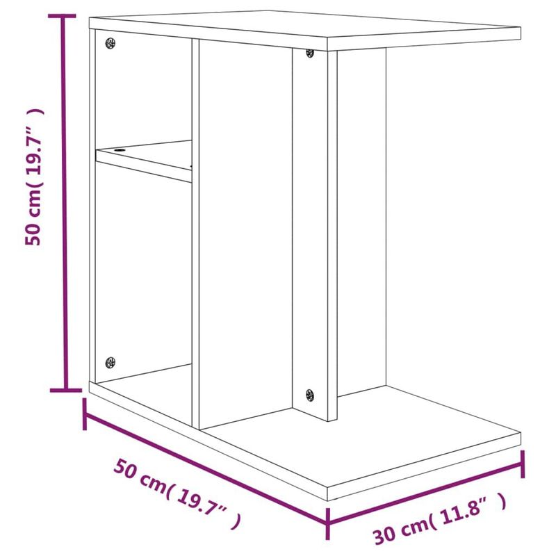 Tavolino-Grigio-Sonoma-50x30x50-cm-Legno-Multistrato