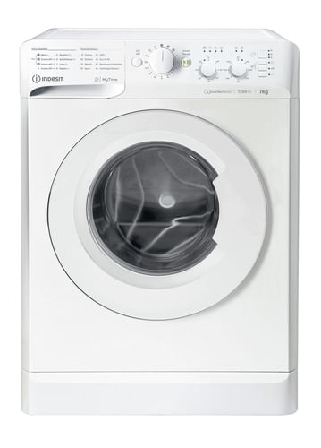 Indesit MTWC 71296 W IT Lavatrice 7 Kg Classe A Profondita' 54 cm Centrifuga 1200 giri Motore Inverter colore Bianco Indesit MTWC 71296 W IT lavatrice Caricamento frontale 7 kg 1200 Giri/min Bianco
