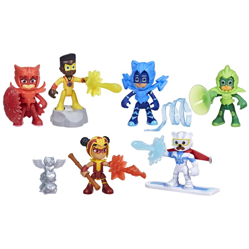 Hasbro-PJ-Masks-Super-Pigiamini-Pack-6-Personaggi-Power-Heroes