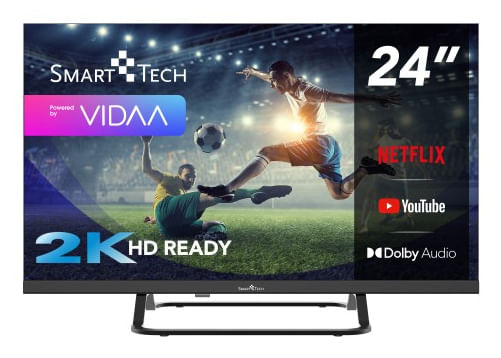 Smart-tech-24HV02V-Smart-TV-24-Pollici-HD-Ready-Display-LED-Sistema-Vidaa-colore-Nero