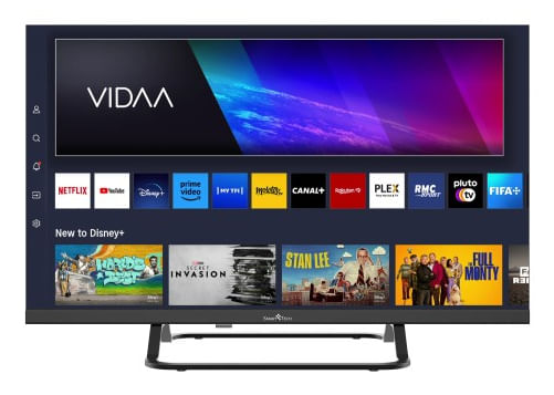 Smart-tech-24HV02V-Smart-TV-24-Pollici-HD-Ready-Display-LED-Sistema-Vidaa-colore-Nero