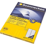 Soennecken Etikett 5764 105x37mm wei 1.600 St./Pack. (5764)