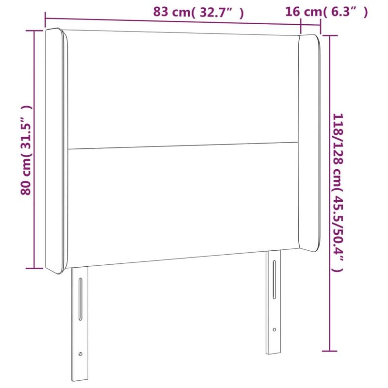 Testiera-ad-Orecchio-Nera-103x16x78-88-cm-in-Similpelle