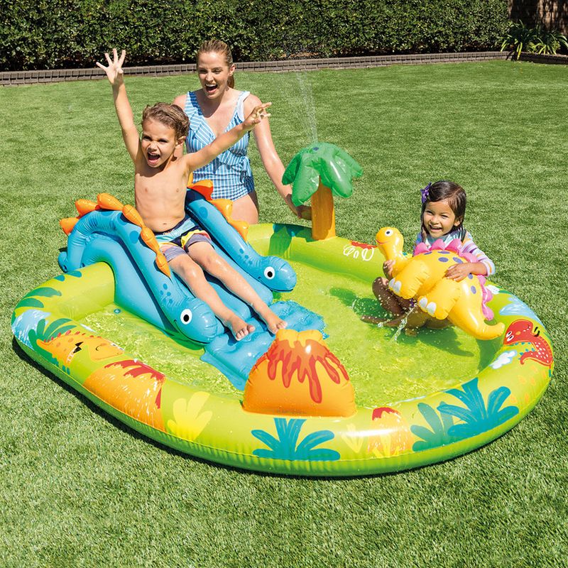 Intex-57166NP-Centro-giochi-gonfiabile-con-dinosauri-Vinile-Multicolore-191-x-152-x-58-cm