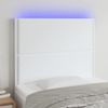 Testiera-a-LED-Bianco-100x5x118-128-cm-in-Similpelle