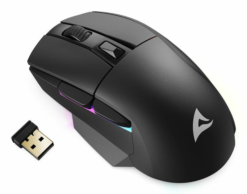 Sharkoon-Skiller-SGM50W-Mouse-Nero-Cablato-e-Wireless-6400-dpi